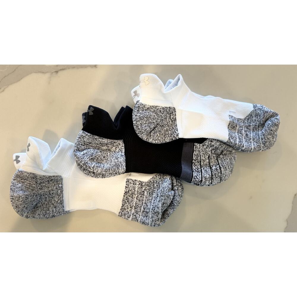 UA ArmourDry® Pro Unisex 3-Pack No Show Socks